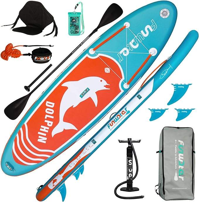 An inflatable paddleboard kit.