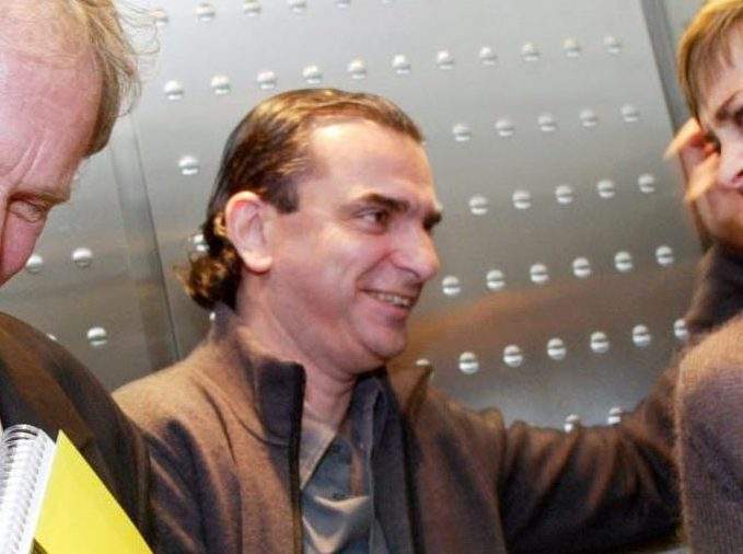 Directors of the new Montreal Festival of Nouveau Cinema share a laugh in Montreal on Dec.12, 2004. From left to right are Claude Chamberlan, director, Daniel Langlois, head of the board, and Sheila de La Varende, director general.