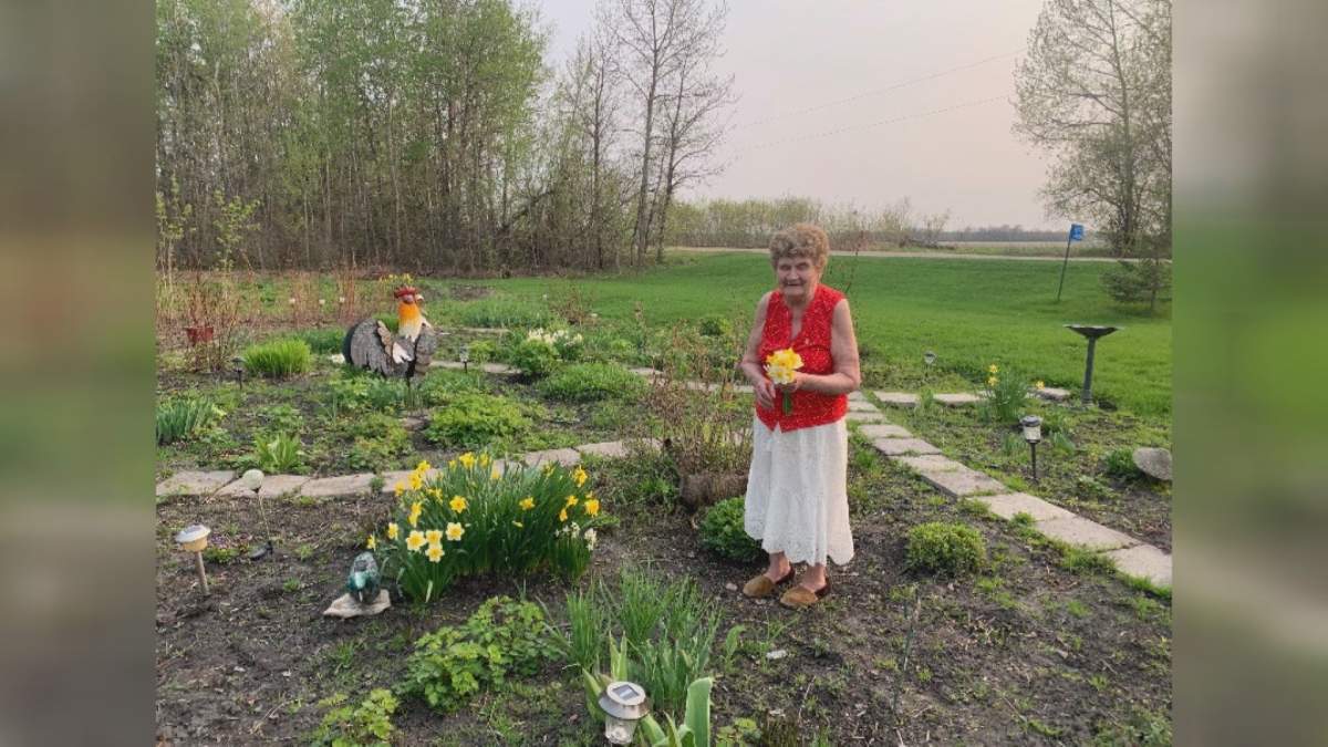 Claudia Zurba also loved to garden.