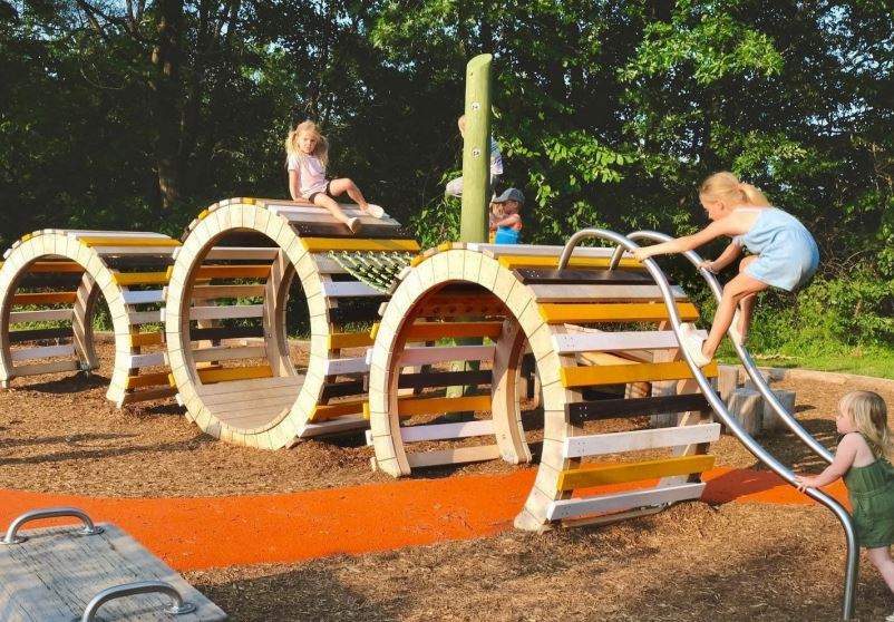 A natural landscape playground.