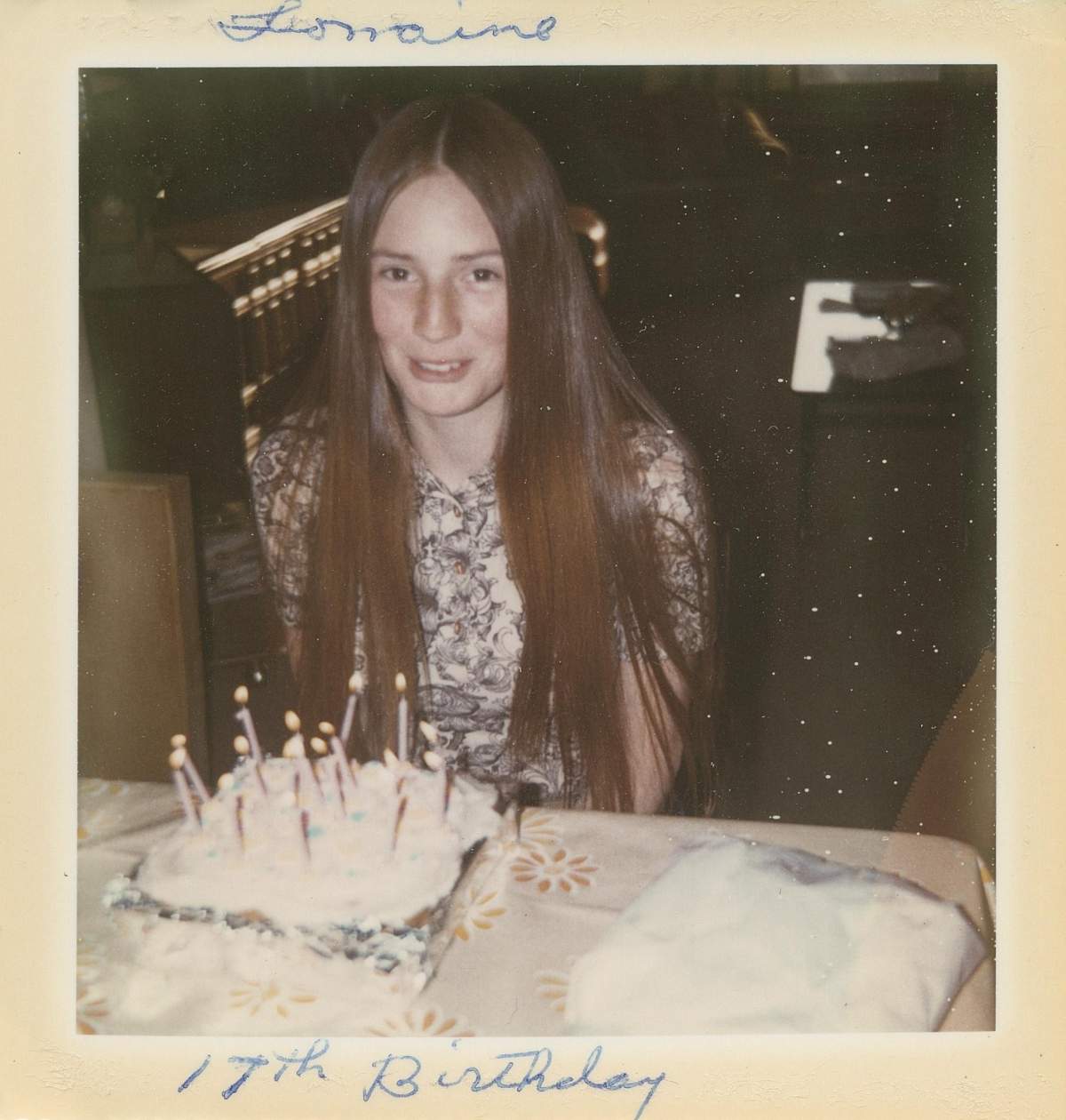 Lorraine on her 17th birthday.