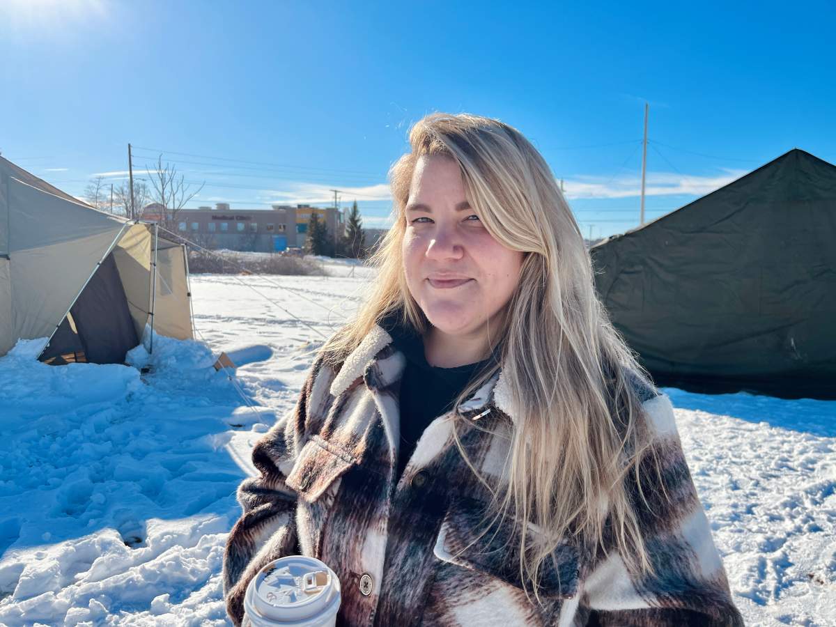 Samantha Banks, vice-president of The Gated Community, a volunteer-run non-profit that provides assistance to residents of the Cobequid Ballfield.