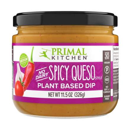No dairy spicy queso dip