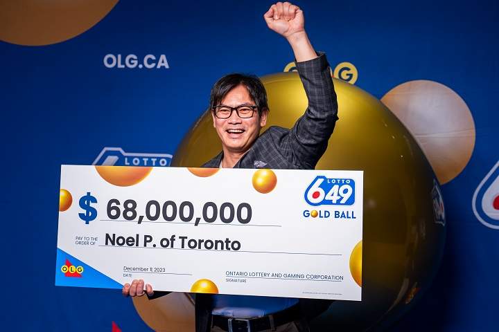 Noel Patricio won $68 million in the Sept. 27 Lotto 6/49 draw.
