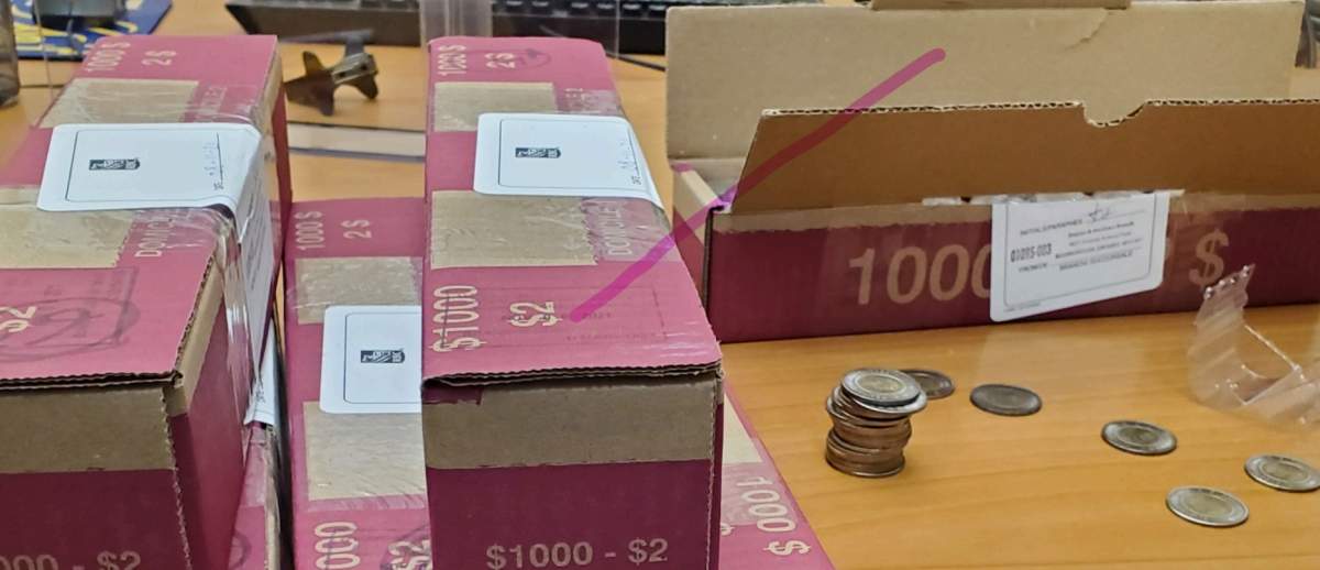 Mint coin sampling
