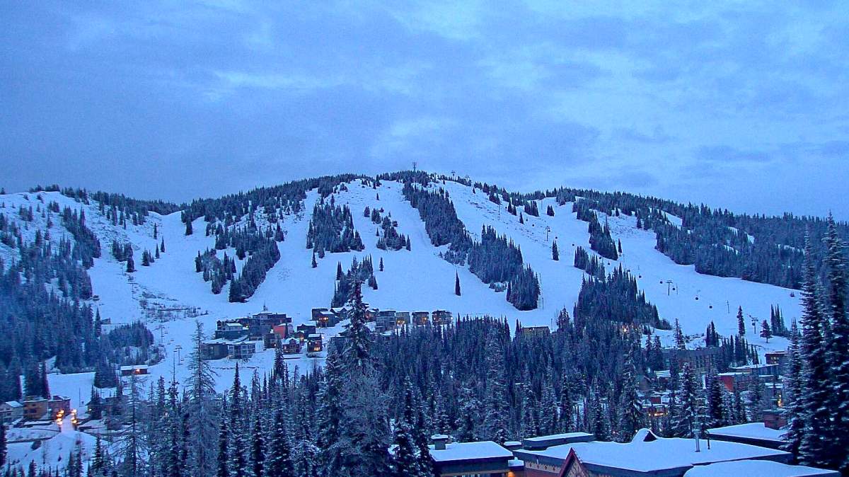 Weather conditions at SilverStar Mountain Resort near Vernon on Thursday, Dec. 7.
