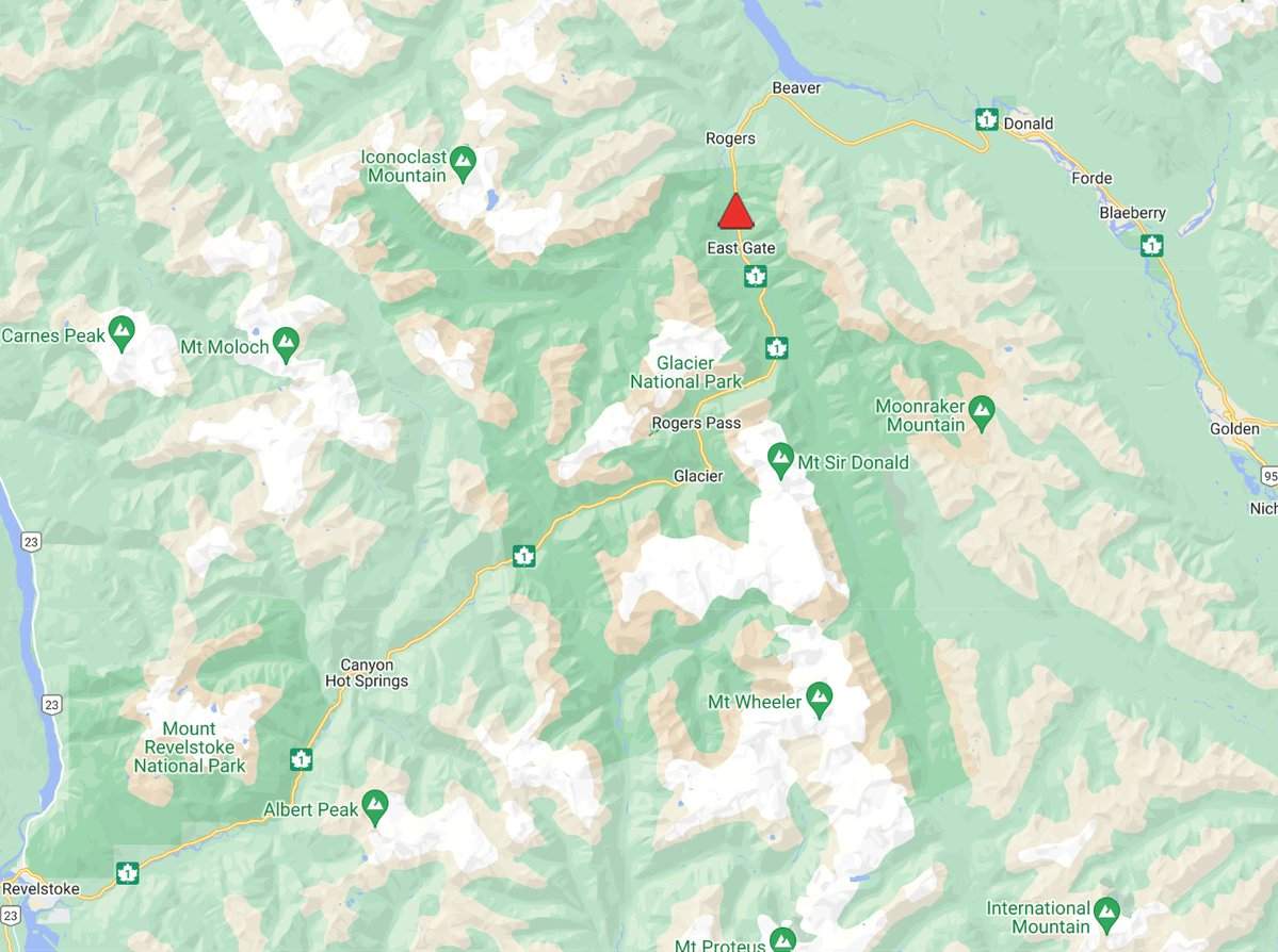 The Trans-Canada Highway was temporarily closed on Tuesday due to a fatal collision near Rogers Pass.