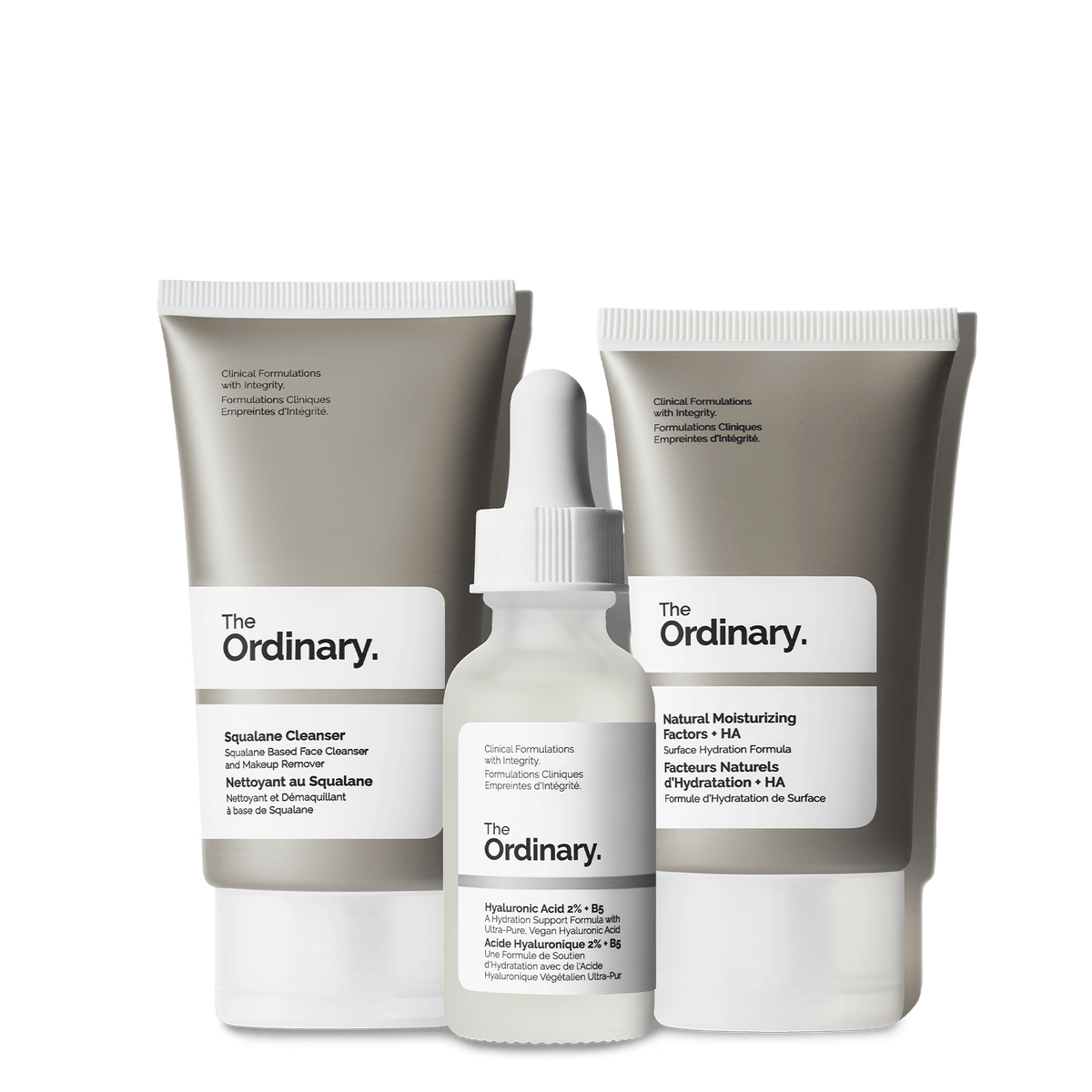 A daily skin care set from The Ordinary.