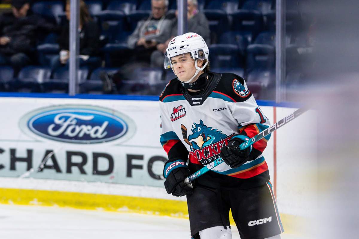 A junior hockey player