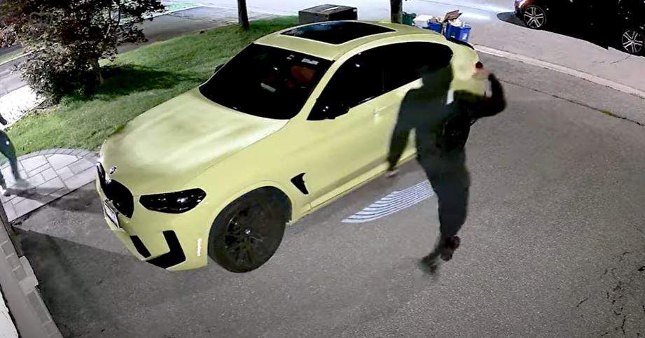 Image capture from York Regional Police Operation Auto Guard ride along video.
