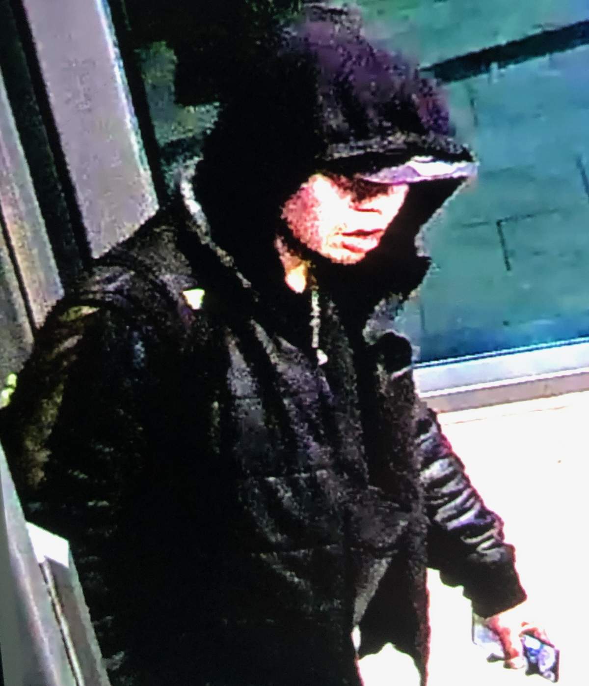 Investigators are releasing surveillance images of the male suspect taken at the Kingsway Transit Centre following the assault in Edmonton on New Year's Eve, 2023.