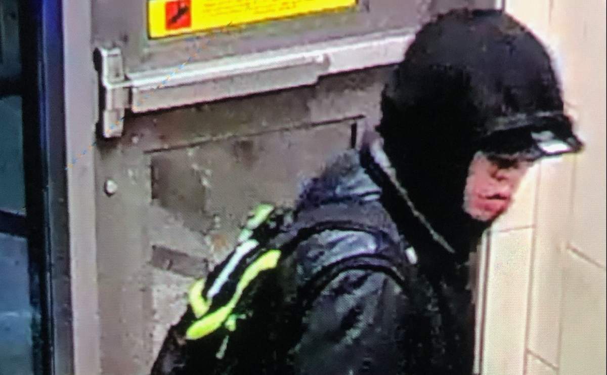 Investigators are releasing surveillance images of the male suspect taken at the Kingsway Transit Centre following the assault in Edmonton on New Year's Eve, 2023.