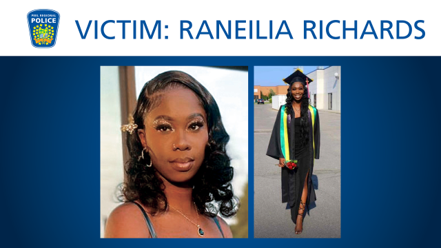 Nineteen-year-old Raneilia Richards of North York was shot and killed outside a Mississauga nightclub early on Dec. 31.