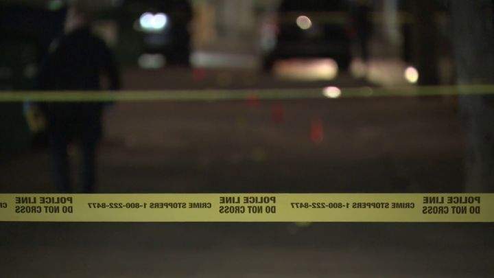 In an email issued late Sunday night, an Edmonton police spokesperson said police officers passing by 101st Street and 107th Avenue were flagged down by someone just before 4 p.m. Three injured people were found.