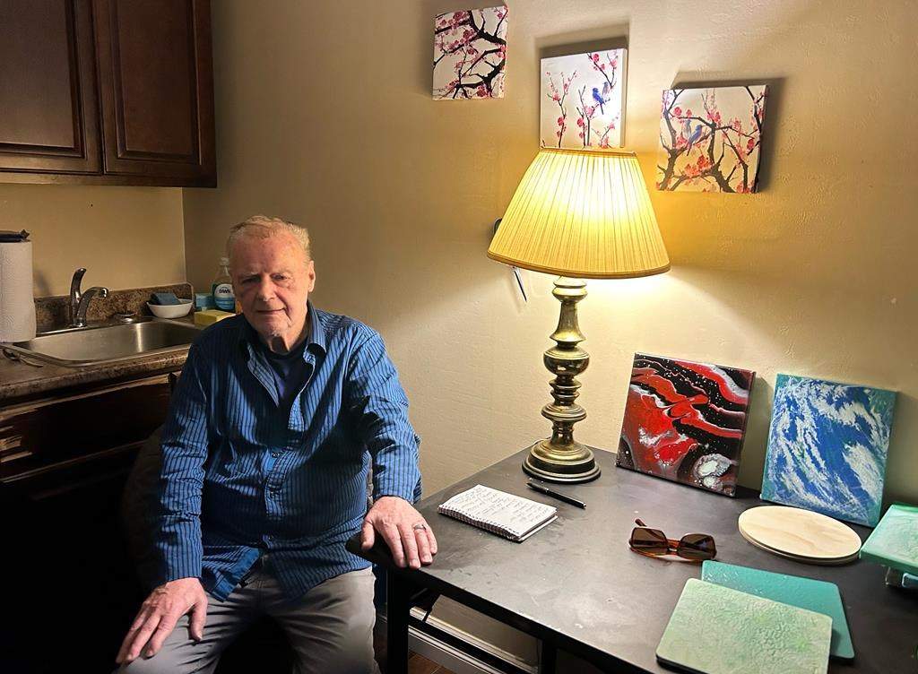 It has been one week since a judge in New Brunswick cleared Walter Gillespie of a murder charge that hung over him for more than half his 80 years. Gillespie poses for a photo in his apartment in Saint John, N.B. on Tuesday, Jan. 9, 2024.