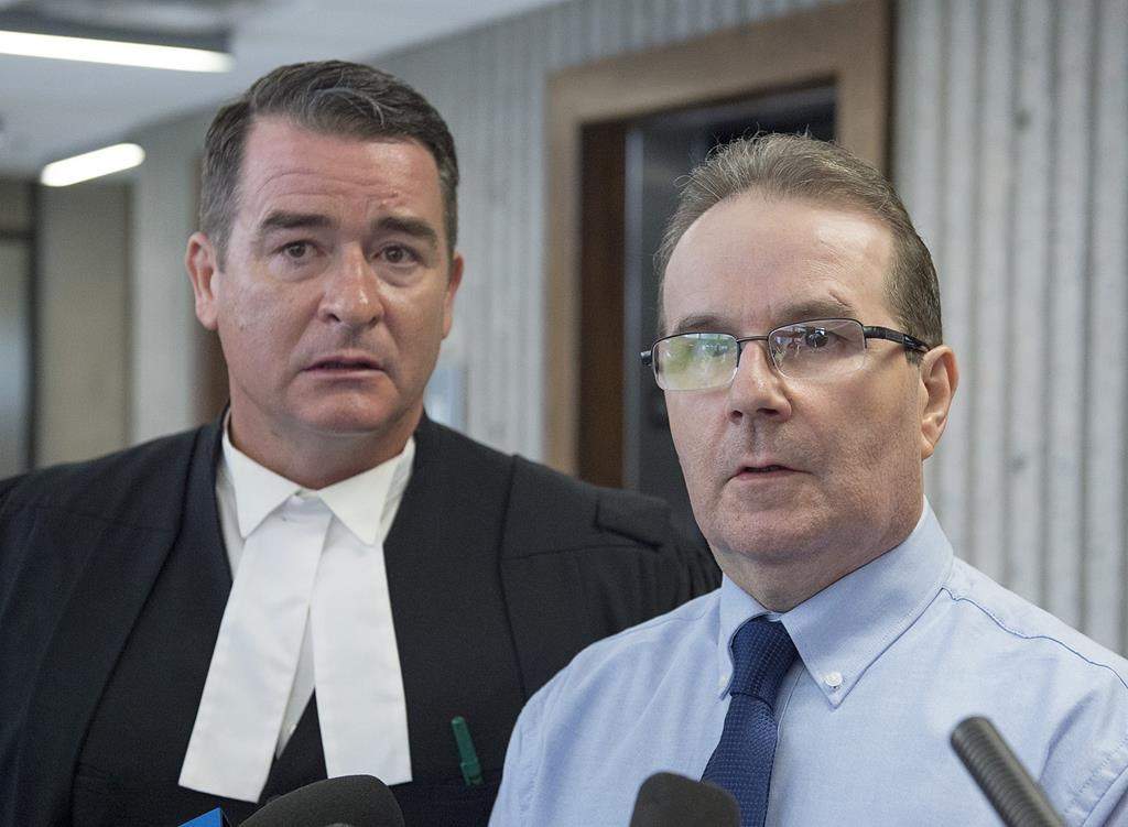 For Sean MacDonald the push to restart a criminal investigation into police destruction of evidence in the Glen Assoun wrongful conviction case matters both for personal reasons and the precedent it could set. Assoun, right, the Nova Scotia man who spent almost 17 years in prison for a murder he didn’t commit, and MacDonald talk to reporters outside Supreme Court in Halifax on Friday, July 12, 2019.