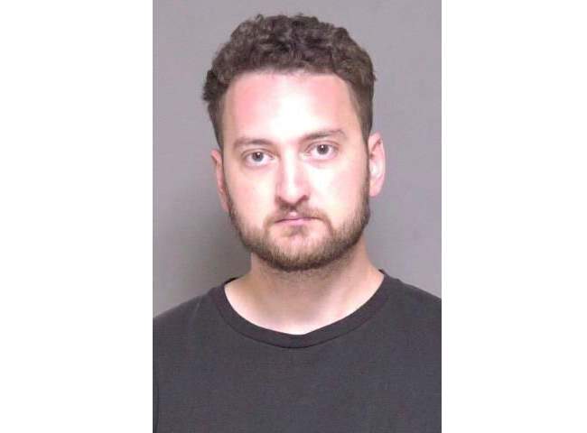 This booking photo provided by the Olmsted County Adult Detention Center in Rochester, Minn. shows Connor Bowman on Oct. 20, 2023.