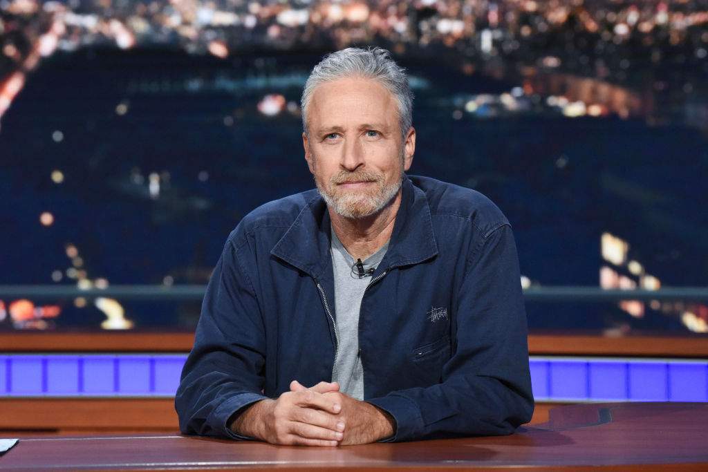 Jon Stewart appears on 'The Late Show with Stephen Colbert' on June 17, 2019 show.