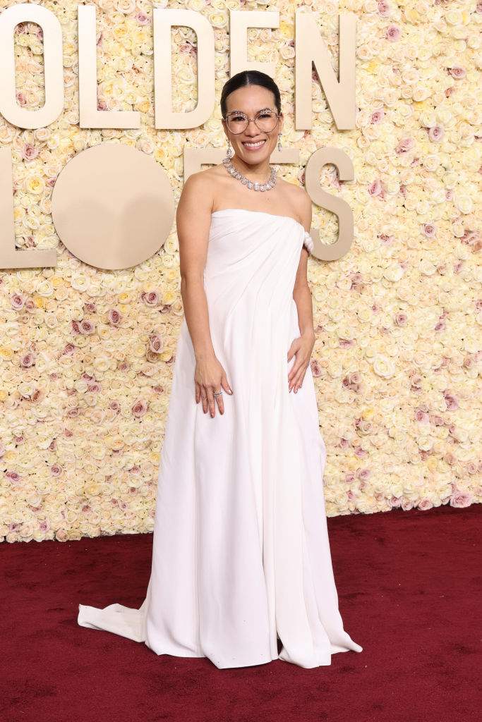 Ali Wong attends the 81st Annual Golden Globe Awards at The Beverly Hilton on January 07, 2024 in Beverly Hills, California.