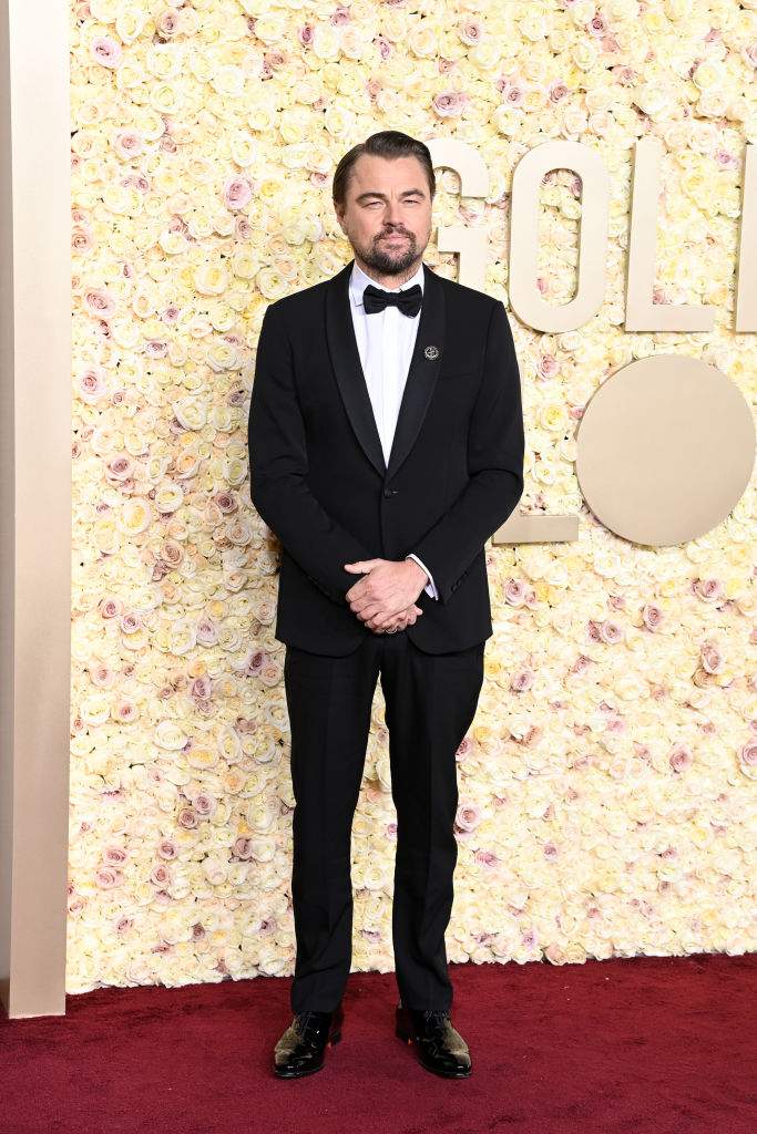 Leonardo DiCaprio attends the 81st Annual Golden Globe Awards at The Beverly Hilton on January 07, 2024 in Beverly Hills, California.