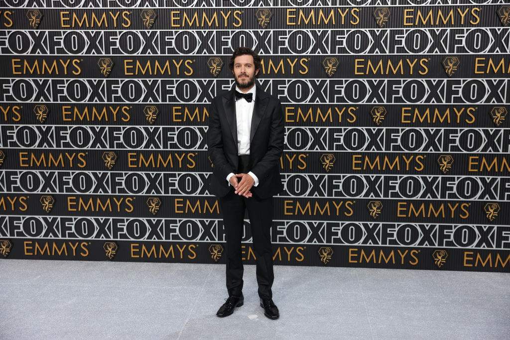 Adam Brody arriving at the 75th Primetime Emmy Awards at the Peacock Theater in Los Angeles, CA, Monday, Jan. 15, 2024.