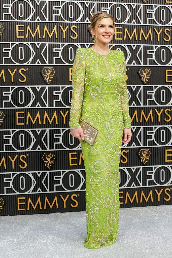 Rhea Seehorn from "Better Call Saul," arriving at the 75th Primetime Emmy Awards at the Peacock Theater in Los Angeles, CA, Monday, Jan. 15, 2024.