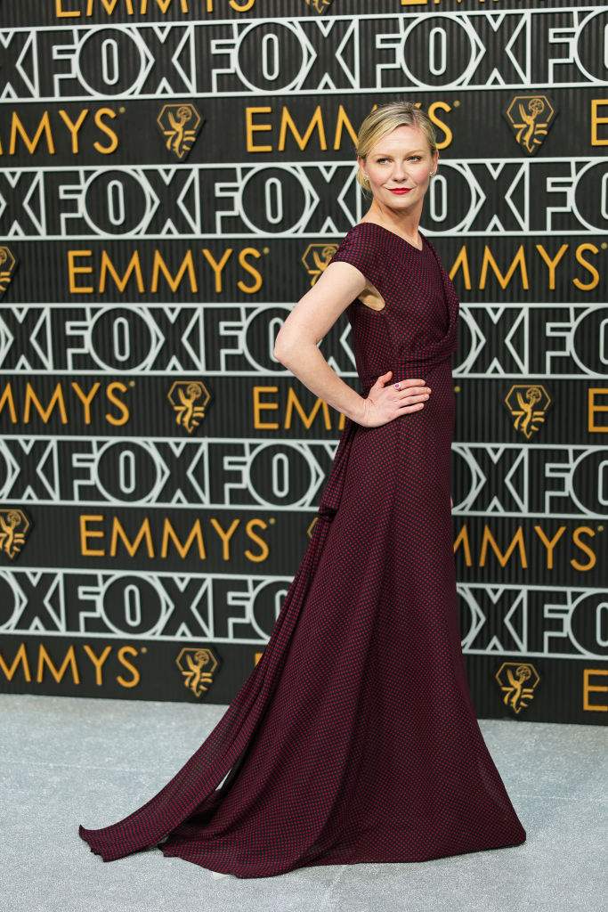 Kirsten Dunst attends the 75th Primetime Emmy Awards at Peacock Theater on January 15, 2024 in Los Angeles, California.