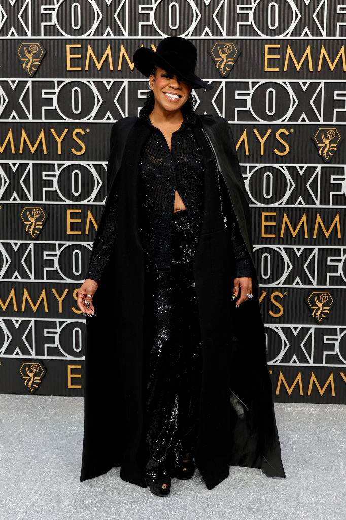 Tichina Arnold attends the 75th Primetime Emmy Awards at Peacock Theater on January 15, 2024 in Los Angeles, California.