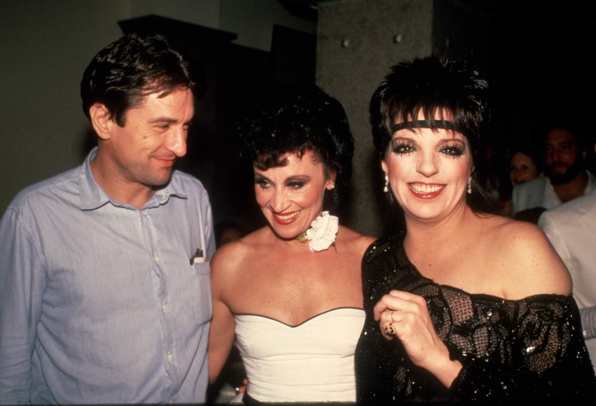 Robert De Niro, Chita Rivera and Liza Minnelli circa 1984 in New York City.
