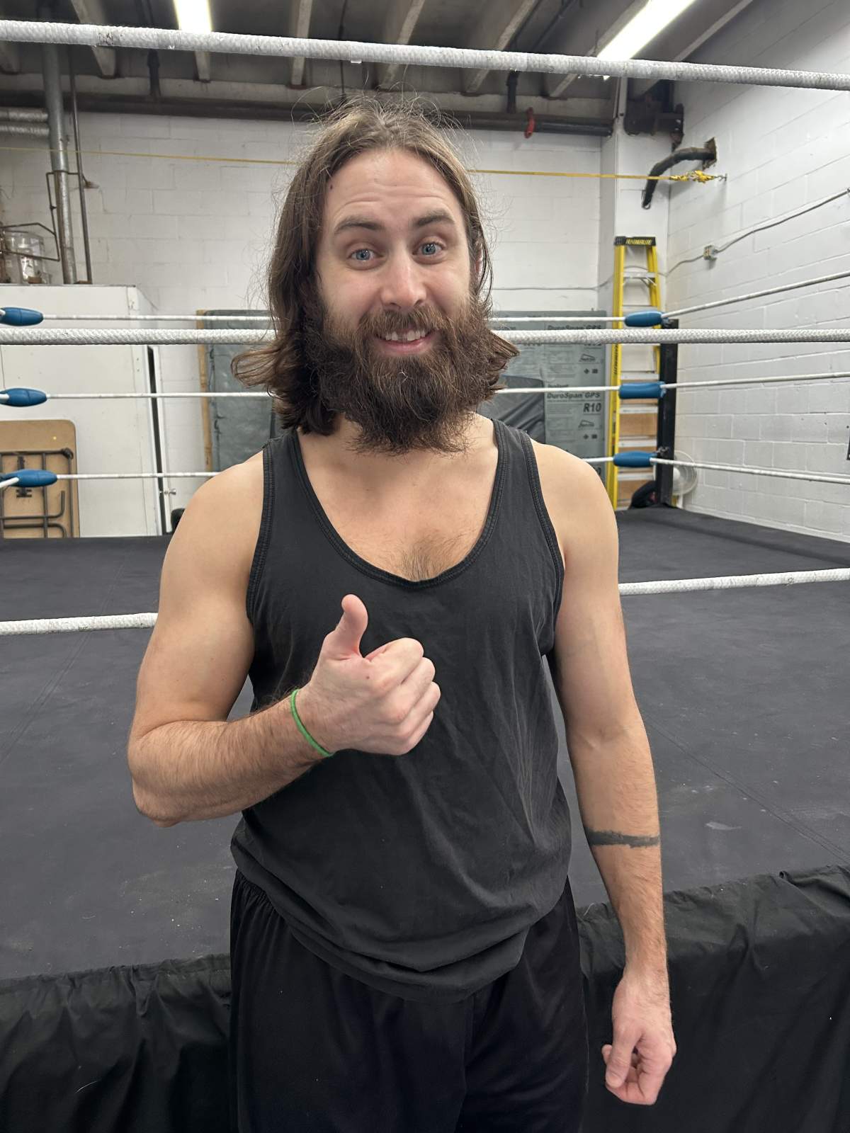 Covey Steele, head trainer at Kaizen Pro Wrestling.