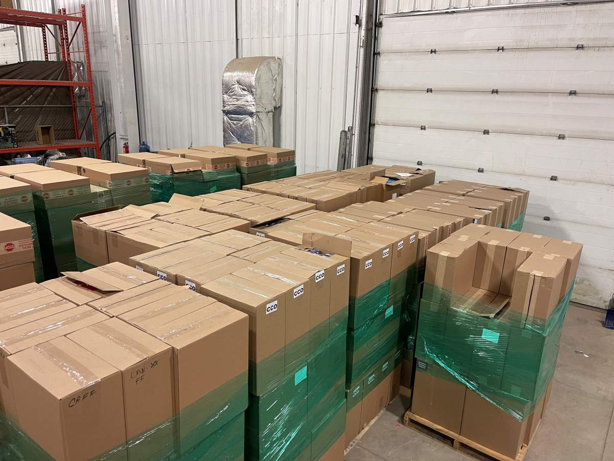 Semi driver charged after Lumsden RCMP say they seized 3.56M illegal cigarettes - image