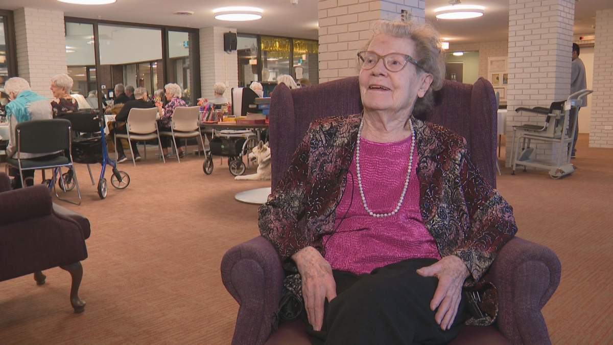 Marjorie Lilley celebrated her 100th birthday at the Canterbury Foundation.