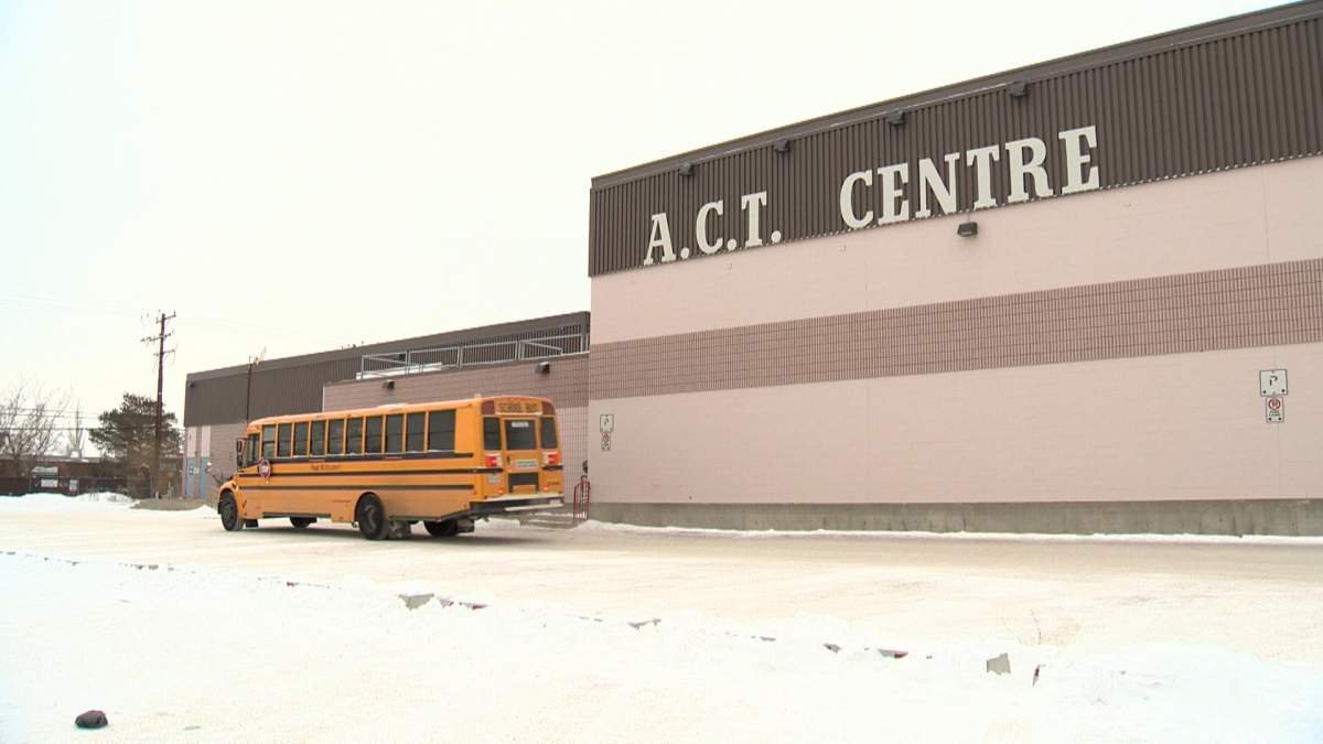 The ACT Centre hockey rink in Saskatoon, located directly behind the fire station which was chose to be a new emergency shelter.