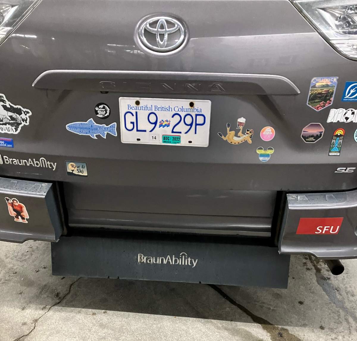 An image of the customized 2014 Toyota Sierra van stolen from Christinea Walker’s Port Coquitlam driveway on Thursday, Jan. 11, 2024.
