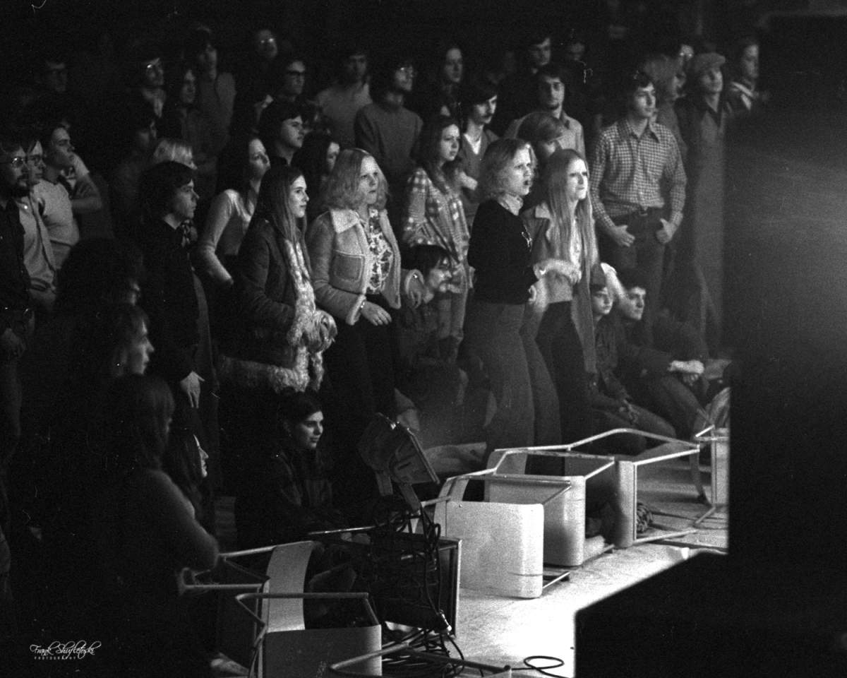 The SAIT crowd reacting to KISS in 1974.
