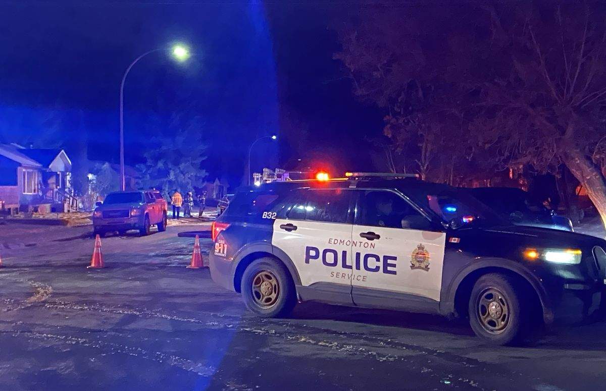Edmonton firefighters were called to a home in the area of 121st Avenue and 37th Street just before 2:30 a.m. on Feb. 13, 2024.