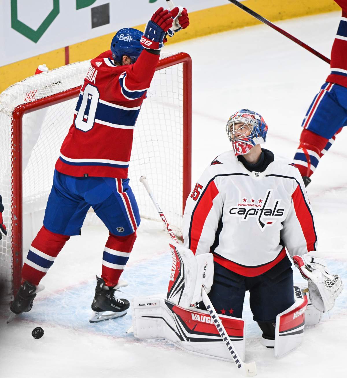 Habs vs Capitals Xhekaj goal Montreal NHL hockey