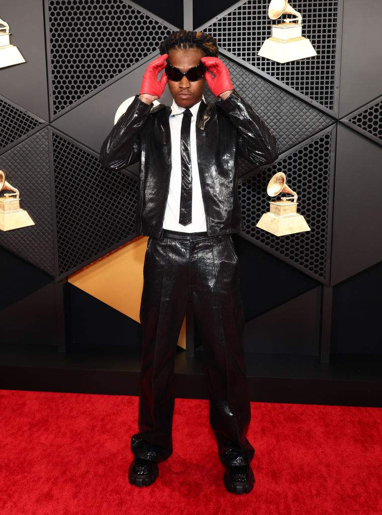thankgod4cody attends the 66th GRAMMY Awards at Crypto.com Arena on February 04, 2024 in Los Angeles, California.