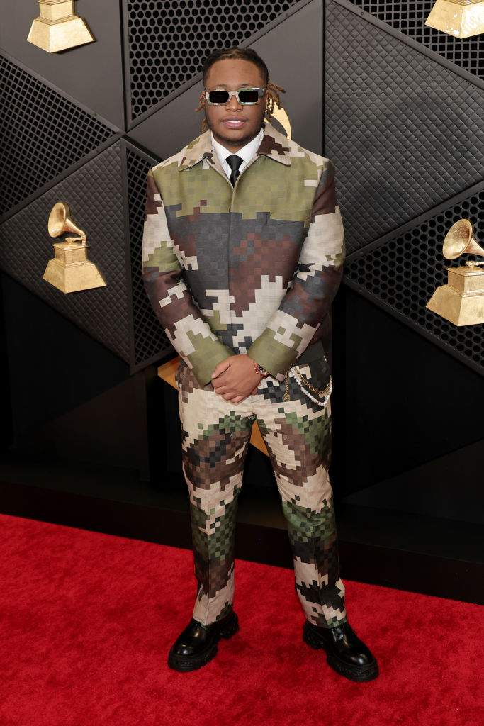 Tay Keith attends the 66th GRAMMY Awards at Crypto.com Arena on February 04, 2024 in Los Angeles, California.