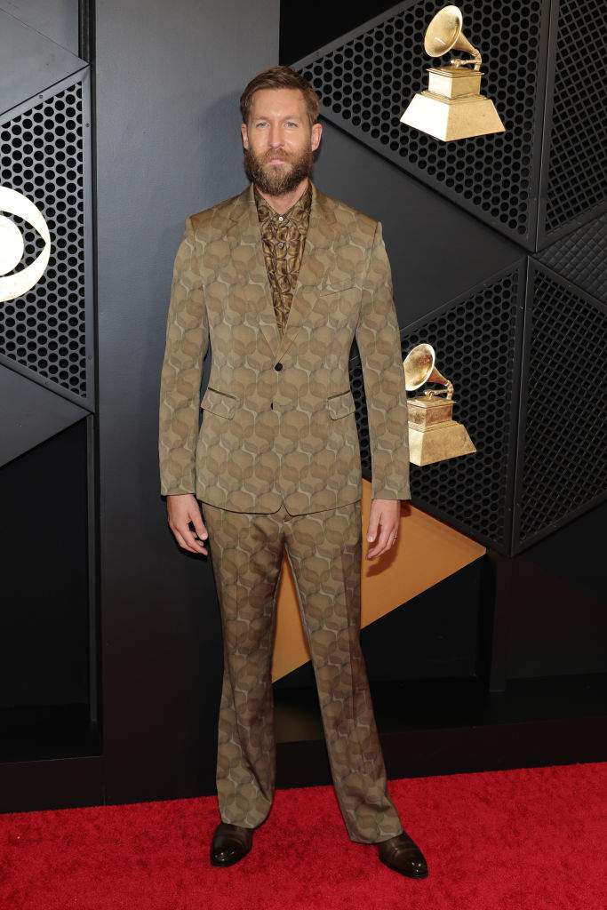 Calvin Harris attends the 66th GRAMMY Awards at Crypto.com Arena on February 04, 2024 in Los Angeles, California.
