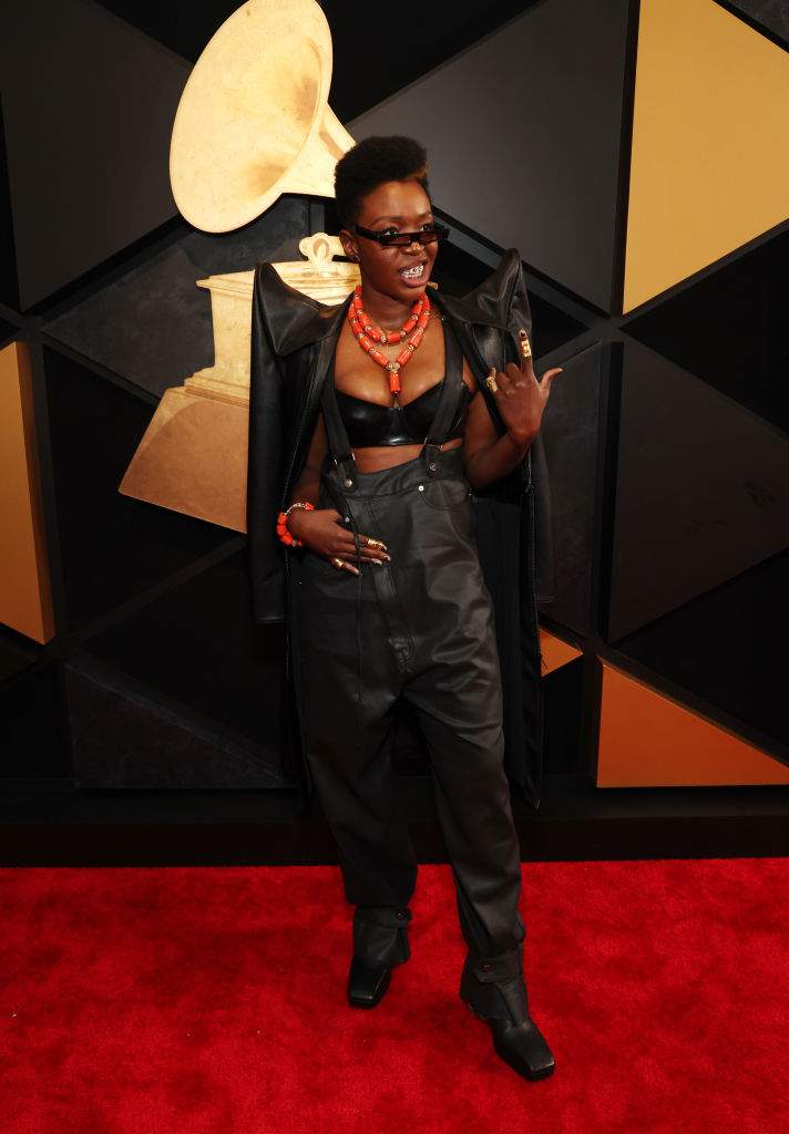 Folake Olowofoyeku attends the 66th GRAMMY Awards at Crypto.com Arena on February 04, 2024 in Los Angeles, California.