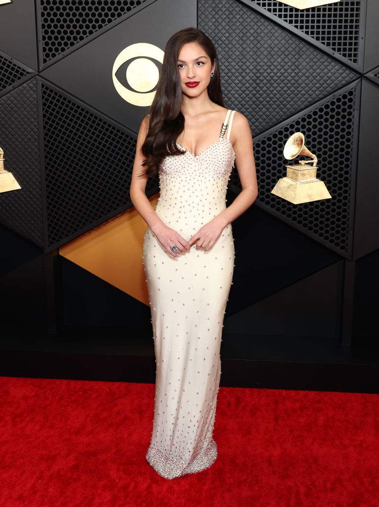 Olivia Rodrigo attends the 66th GRAMMY Awards at Crypto.com Arena on February 04, 2024 in Los Angeles, California.