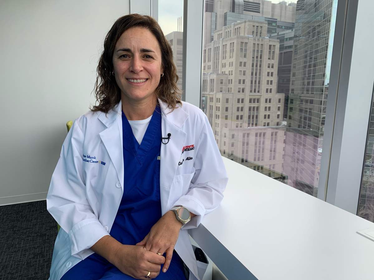 Dr. Carolina Alba, staff cardiologist at Peter Munk Cardiac Centre.