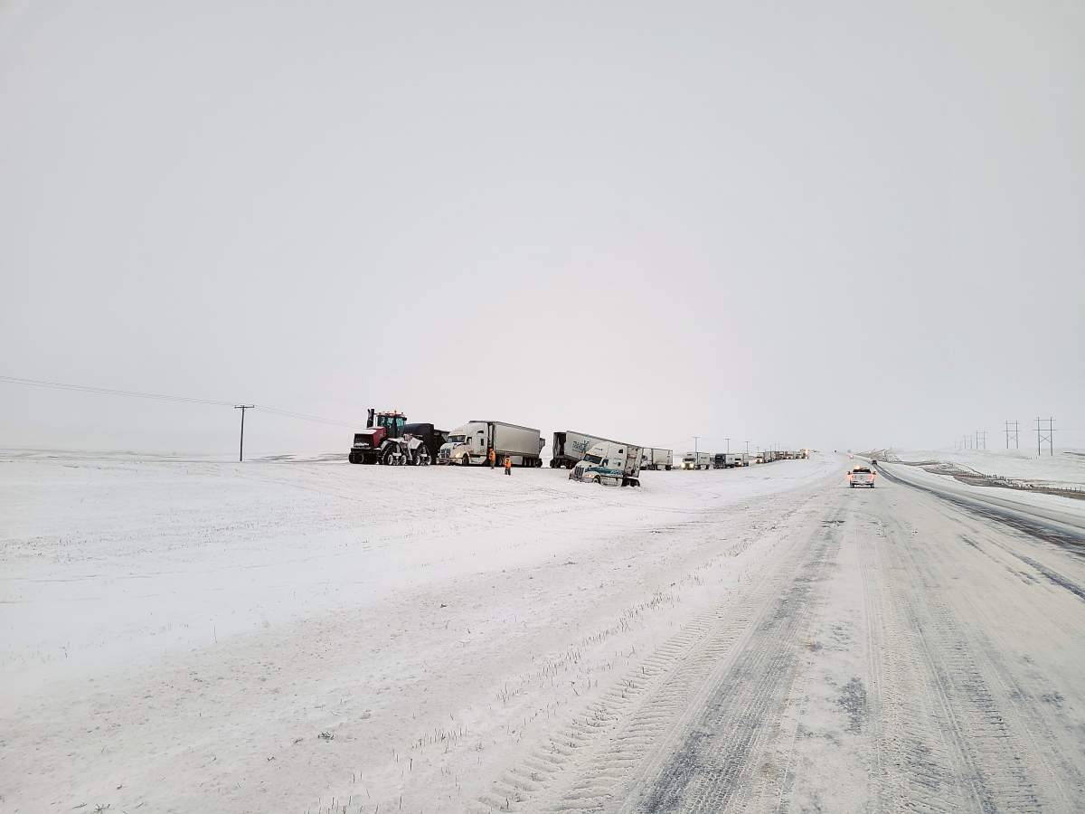 Morse and Moose Jaw RCMP remain on scene and we are asking the public to please avoid the area. It is unknown when the Highway will be open.