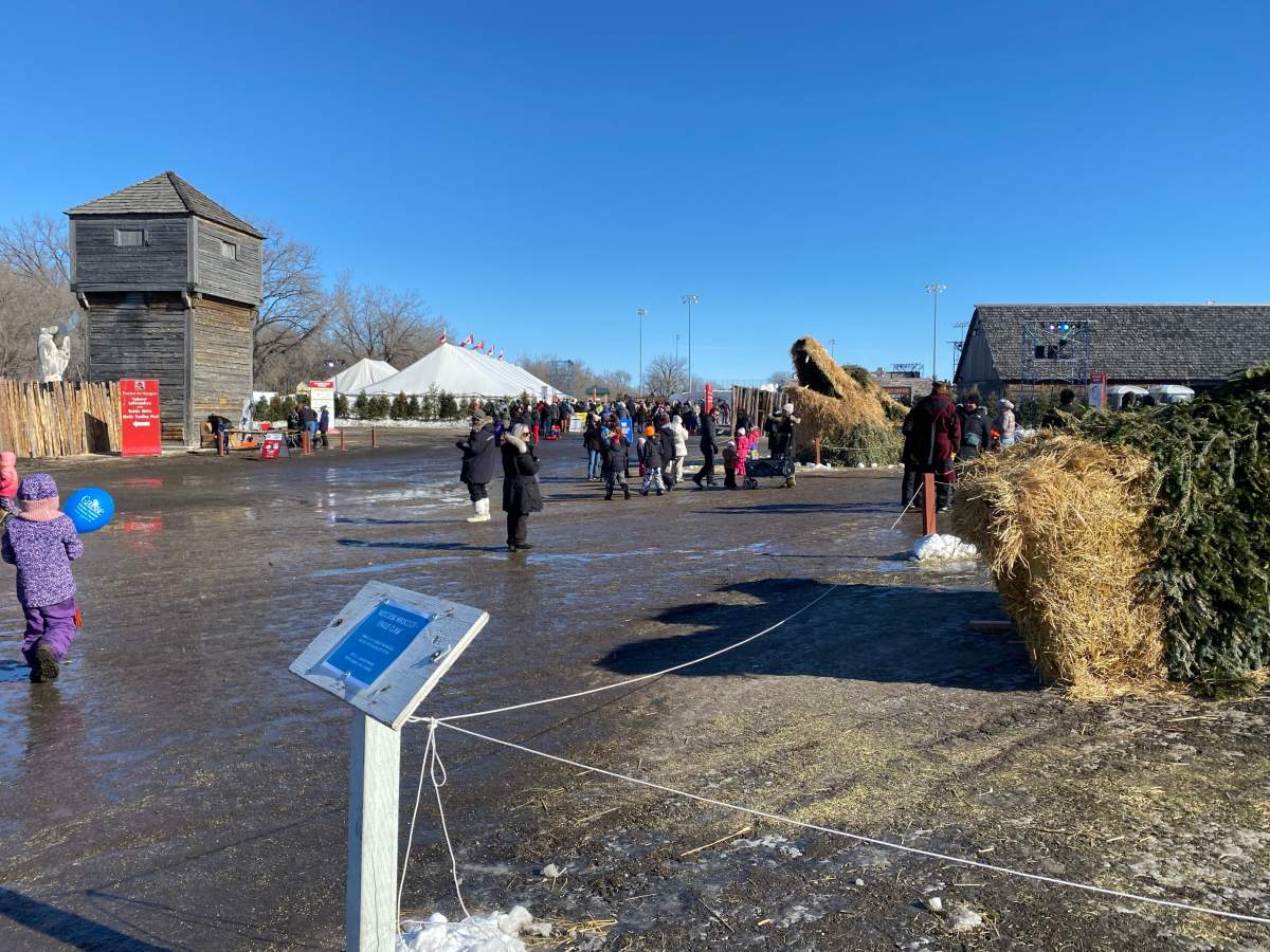 Winnipeggers have flocked to Festival du Voyageur to celebrate Louis Riel Day.