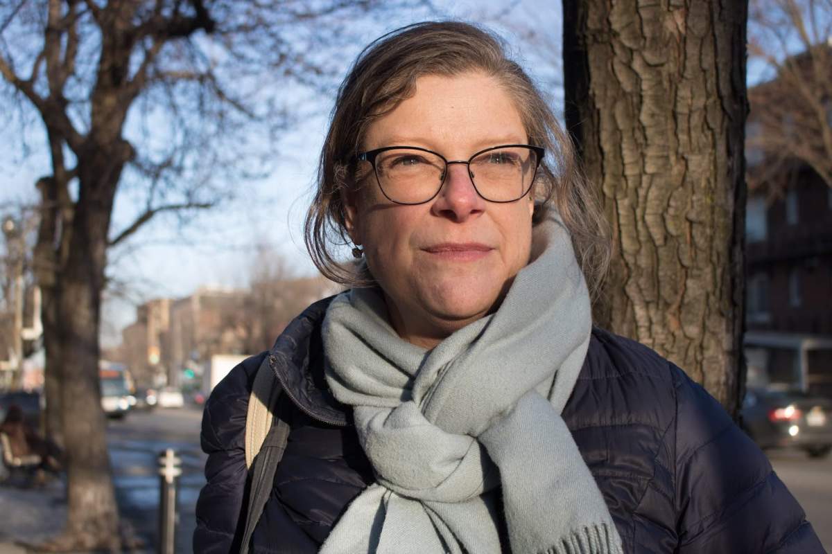 Veteran teacher Gisèle Marcoux has been back at work at Notre-Dame-de-Grace Annexe since January, but received her first paycheque of the year last week due to the strike. 