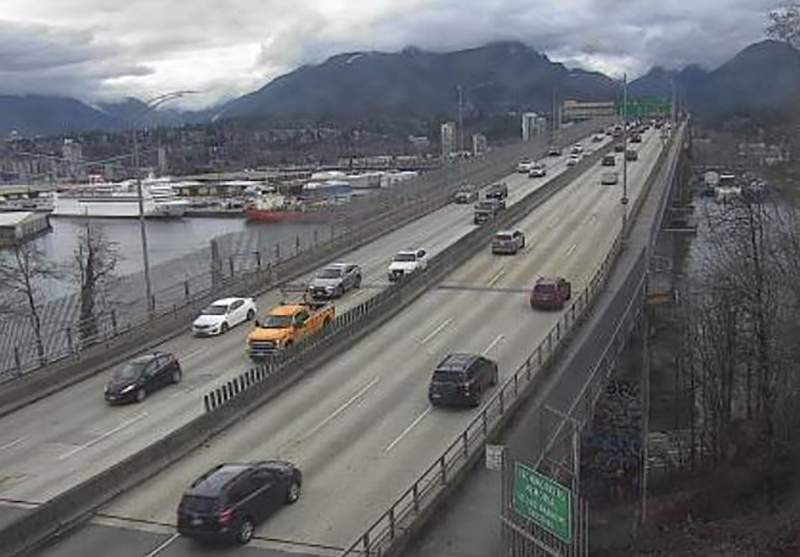 Weather and road conditions in Vancouver, Feb. 1, 2024.