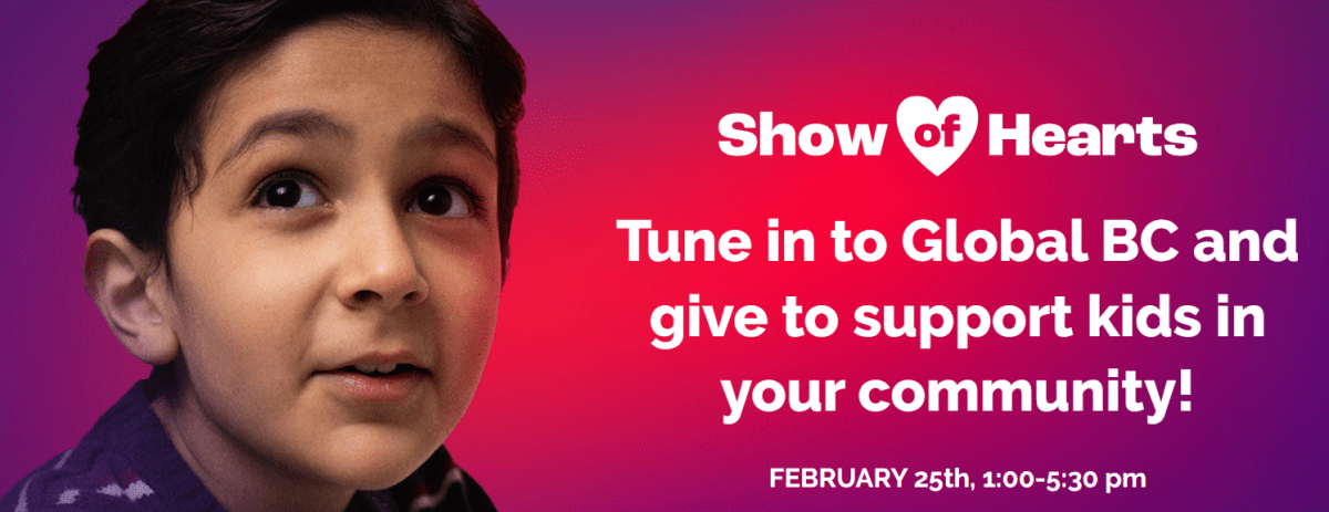 The Variety Show of Hearts Telethon runs on Sunday, Feb. 25 from 1 p.m. to 5:30 p.m.
