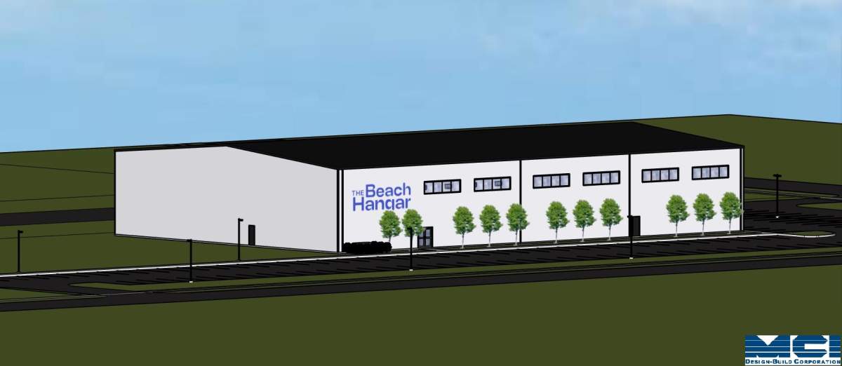 The Beach Hangar is set to open in January 2025.