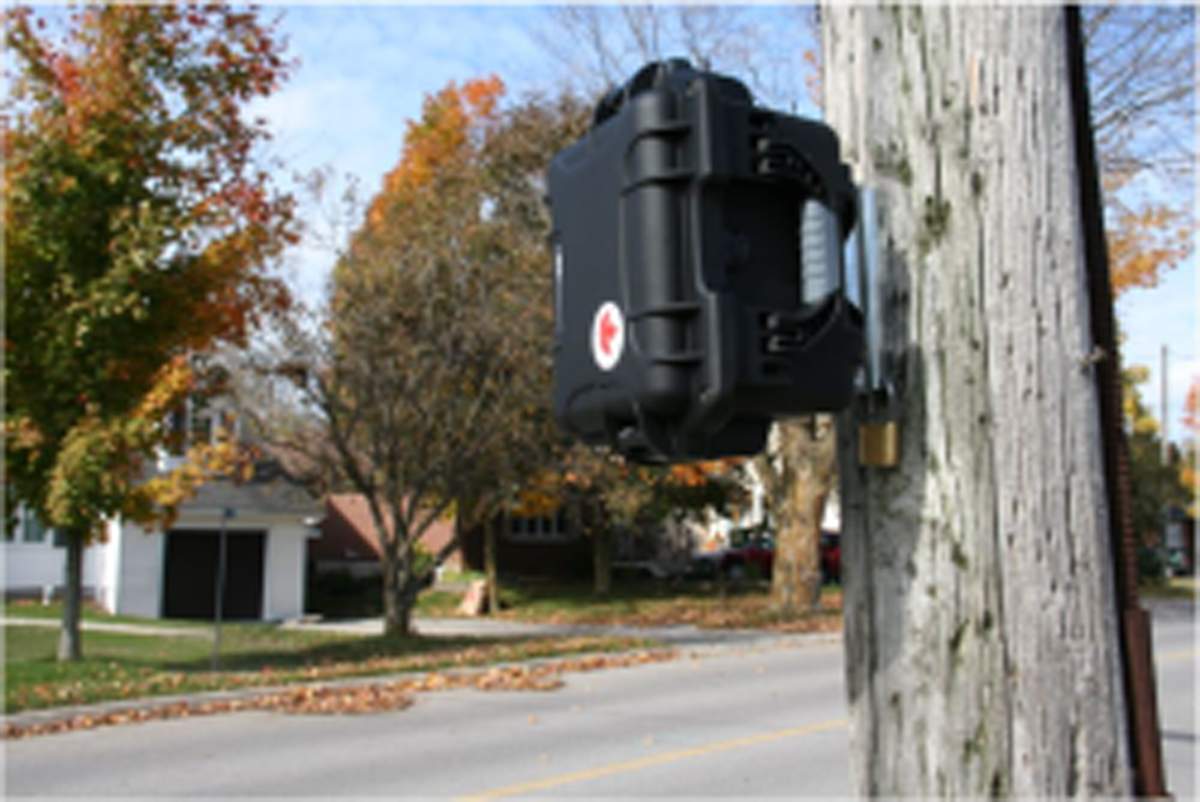 a Northline Black Cat Radar device
